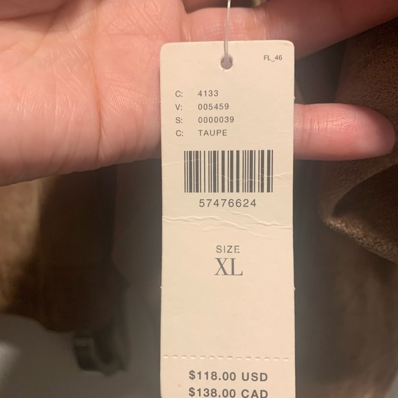 Anthropologie Blank NYC Taupe Suede Jacket - Picture 6 of 8